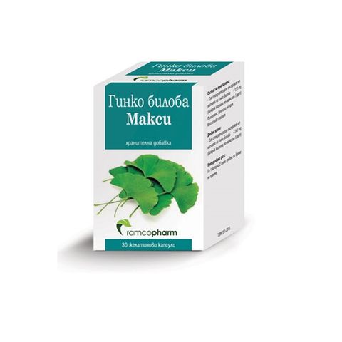 Ramcopharm Гинко Билоба Макси 120 мг х30 капсули