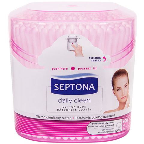 Septona Клечки за уши Pink Pop-Up x300 броя