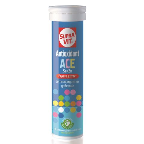 Supravit Antioxidant ACE, Se+Zn с антиоксидантно действие x20 таблетки