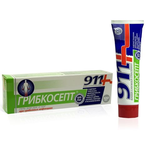 Tvins Tek 911 Грибкосепт гел за гъбични инфекции х100 мл