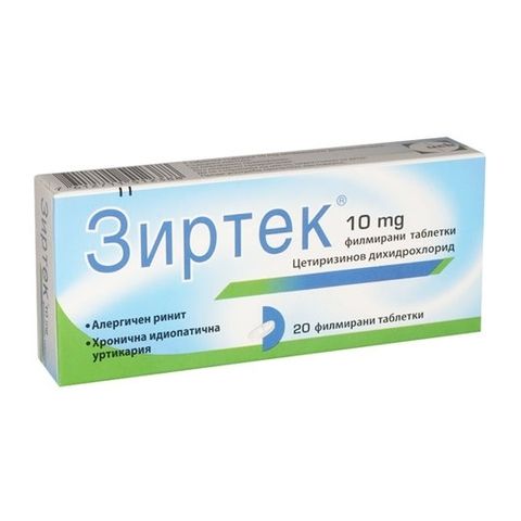 UCB Pharma Зиртек при алегии 10 мг х20 таблетки