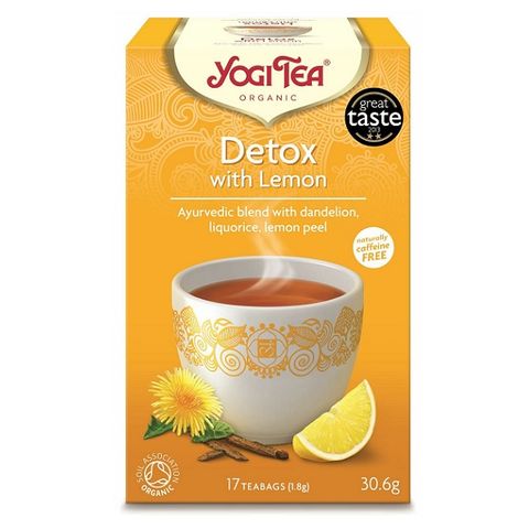 Yogi Tea Detox Био Аюрведичен чай с лимон x17 пакетчета