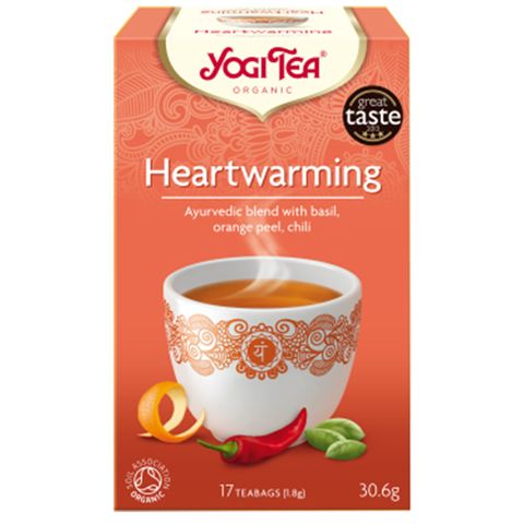 Yogi Tea Hearthwarming Био Аюрведичен чай Жизнерадост x17 пакетчета