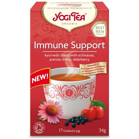 Yogi Tea Immune Support Био Аюрведичен чай за подкрепа на имунната система x17 пакетчета