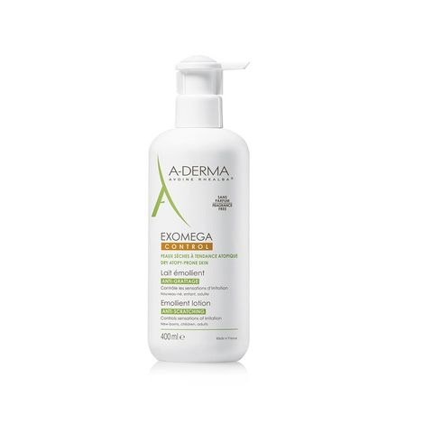 A-Derma Exomega Control Емолиентен лосион за лице и тяло за много суха и атопична кожа x400 мл
