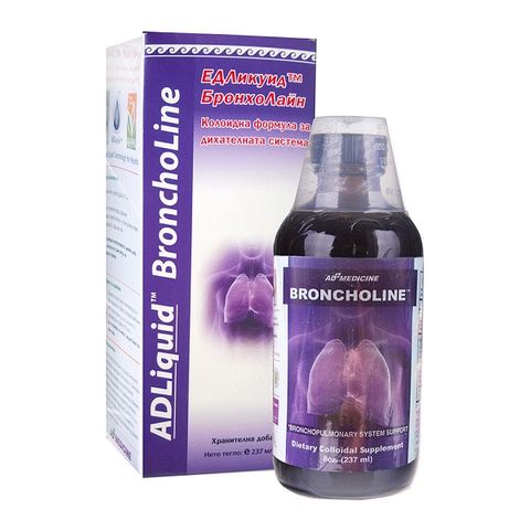 AD Medicine ADLiquid BronchoLine При кашлицата и бронхиален секрет х237 мл