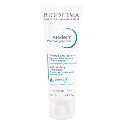 Bioderma Atoderm Интензивен, облекчаващ сърбежа и възстановяващ гел-крем за много суха, раздразнена и атопична кожа x75 мл