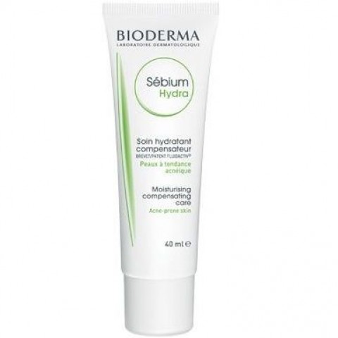 Bioderma Sebium Hydra Хидратираща и компенсираща грижа за лице за мазна кожа x40 мл