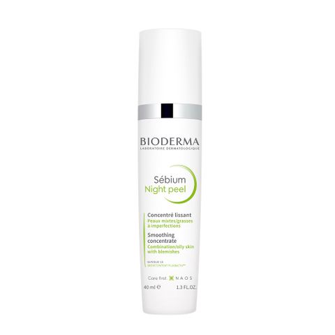 Bioderma Sebium Night Peel Нощна пилинг грижа за комбинирана, мазна и акнеична кожа х40 мл