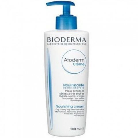 Bioderma Atoderm Успокояващ и възстановяващ крем за лице и тяло за суха кожа x500 мл