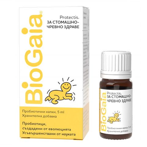 BIOGAIA Биогайа Протектис Пробиотични капки при колики и диария за бебета и деца х5 мл
