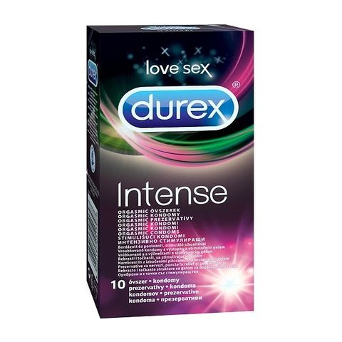 Durex Intense Orgasmic Condoms Стимулиращи презервативи х10 броя