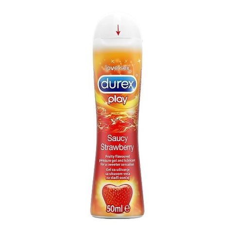Durex Play Sweet Strawberry Интимен лубрикант с аромат на сладка ягода х50 мл