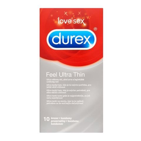 Durex Feel Ultra Thin Супер фини презервативи за максимално усещане х10 броя
