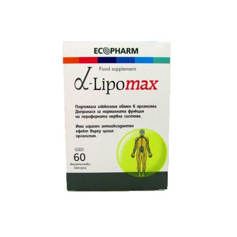 ECOPHARM Алфа Липомакс при диабетна полиневропатия х60 капсули