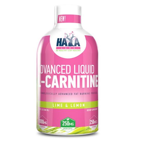 Haya Labs Advanced Liquid L-карнитин за пиене с вкус на портокал х500 мл