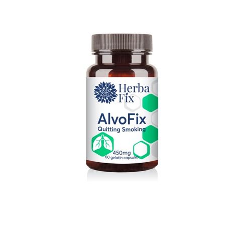Herbafix Alvofix За спиране на тютюнопушенето без стрес х60 капсули