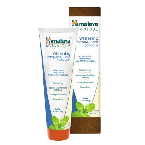Himalaya Botanique Whitening Complete Care Избелваща паста за зъби за цялостна грижа с вкус на пепърминт х150 грама