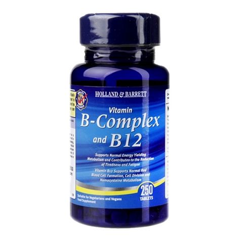Holland And Barrett Витамин В комплекс с В12 х250 таблетки