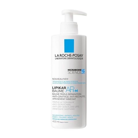 La Roche-Posay Lipikar AP+m Балсам за тяло с тройно действие за кожа предразположена към атопия x400 мл