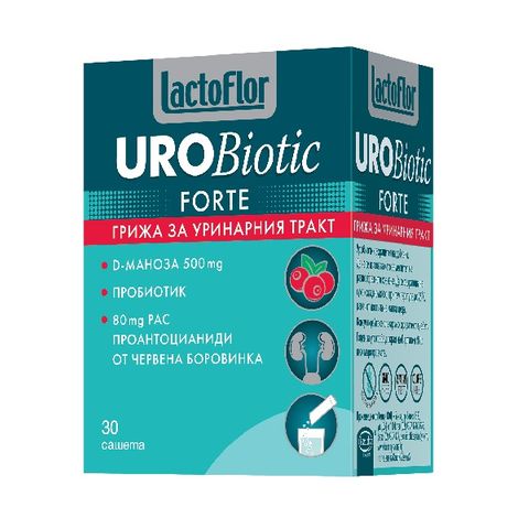 LACTOFLOR Уробиотик Форте Грижа за уринарния тракт x30 сашета