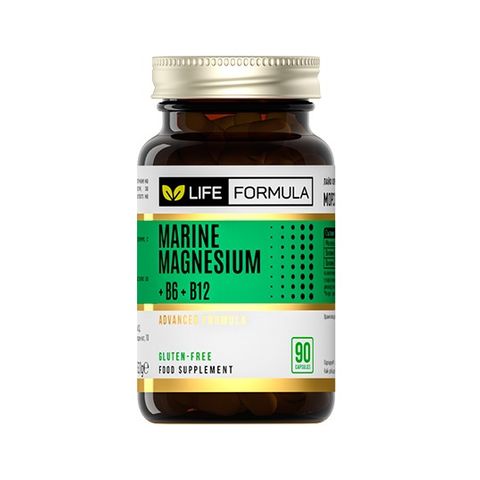 Life Formula Морски магнезий, витамин B6 и B12 х90 капсули
