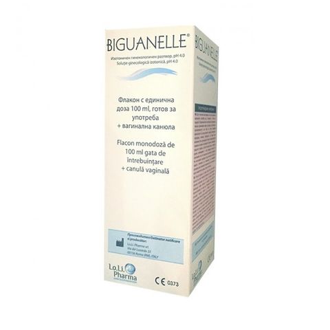 LO.LI. PHARMA Biguanelle Гинекологичен разтвор с pH 4,0 и вагинална канюла х100 мл