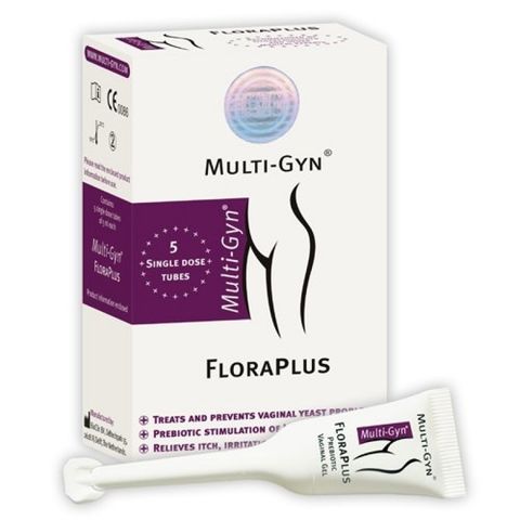 Multi-Gyn FloraPlus Вагинален гел за нормализиране на вагиналната микрофлора 5 дози x5 мл