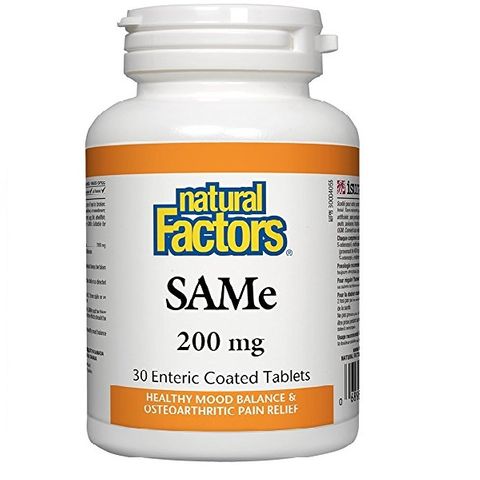 Natural Factors SAMe За тонус и спокоен сън 200мг 30 таблетки