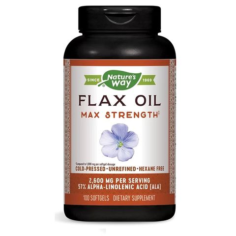 Nature's Way Flax Oil Max Strength Ленено масло 1300мг х100 капсули