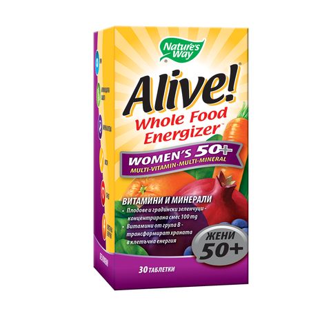 Nature's Way Alive Мултивитамини за жени 50+ x30 таблетки