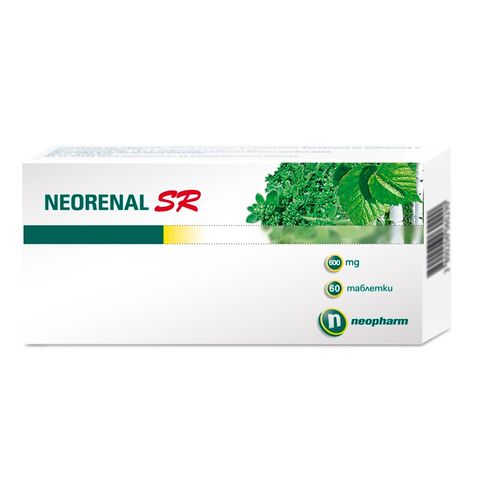 NEOPHARM Неоренал СР 600мг х60 таблетки