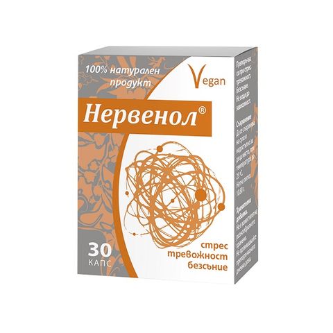 Onius Нервенол При стрес и нервно напрежение 360 мг х30 капсули