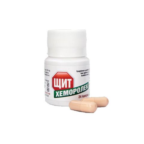 Panatseya 2001 Щит Хеморолек при възпалени хемороиди х24 капсули