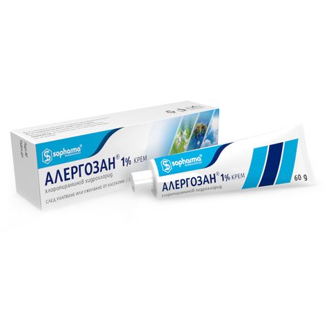 SOPHARMA Алергозан 1% Крем при алергии х60 грама