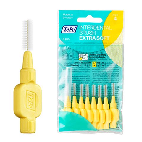TEPE SWEDEN TEPE Interdental Brush Extra Soft Интердентални четки за чувствителни зъби и венци, размер 0,7 мм x 8 броя