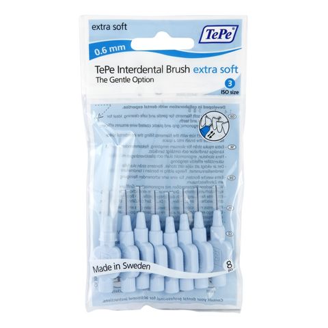 TEPE SWEDEN TEPE Interdental Brush Soft Интердентални четки за чувствителни зъби, размер 0,6 мм x 8 броя