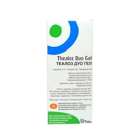 THEA LABORATOIRES Thealoz Duo Gel При синдром на сухото око 0,4 грама х30 еднодозови контейнери