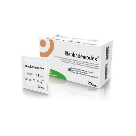 THEA LABORATOIRES Блефадемодекс стерилни кърпички с лосион х30 броя