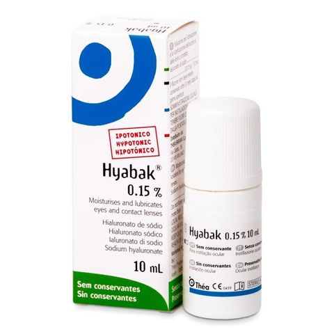 THEA LABORATOIRES Hyabak Protector Овлажняващ разтвор за очи 0,15% х5 мл