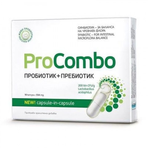 Vitaslim Прокомбо Пробиотик + Пребиотик 554 мг х10 капсули