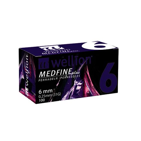 Wellion Medfine Plus Игла за инсулинова писалка 6 мм х100 броя