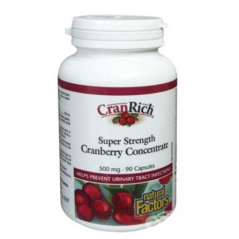 Natural Factors червена боровинка 500мг х 90 капсули Cran Rich