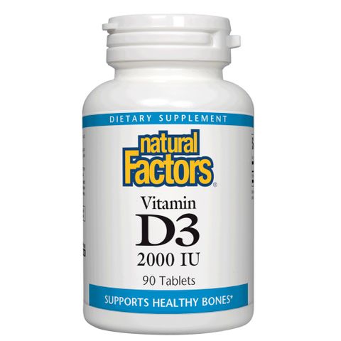 Natural Factors Витамин D3 2000 IU х90 таблетки