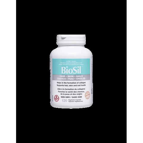  Natural Factors BioSil™ Коса, кожа и нокти 118 mg x 120 V капсули