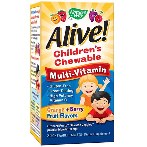 Nature's Way Alive Мултивитамини за деца х30 дъвчащи таблетки