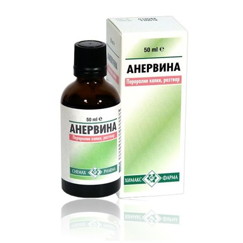 Chemax Pharma Анервина при раздразнителност и тревожност x50 мл