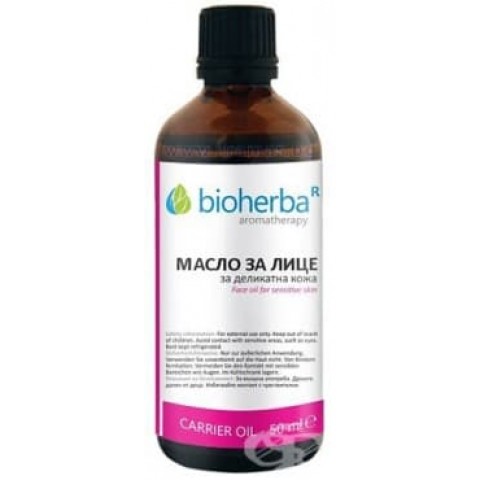 Bioherba МАСЛО ЗА ЛИЦЕ ЗА ДЕЛИКАТНА КОЖА 50 мл