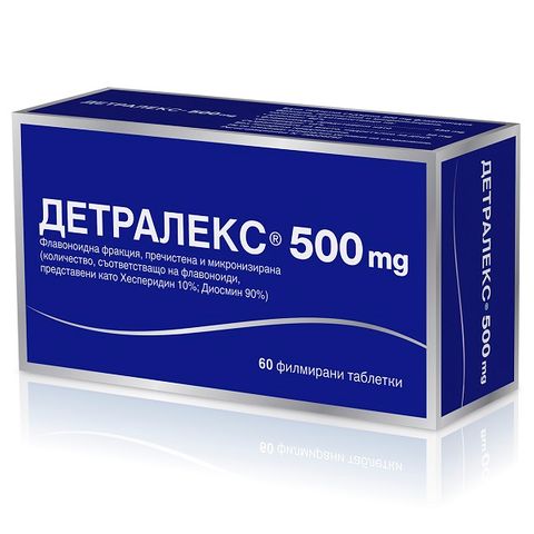 Детралекс при хемороиди 500мг х60 таблетки
