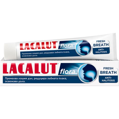 Lacalut Flora Паста за зъби против лош дъх x75 мл